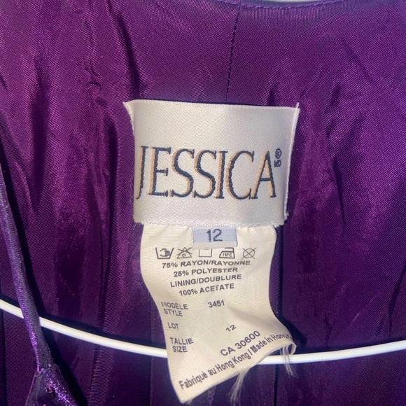SOLD 90’s Vintage Jessica Vampy Gothic Prom Dress - Picture 8 of 8